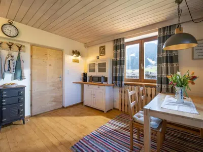 Küche/Küchenzeile in der Unterkunft Im Riederhof