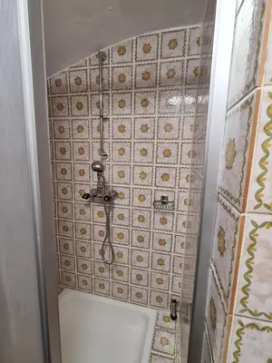 Ein Badezimmer in der Unterkunft Im Riederhof