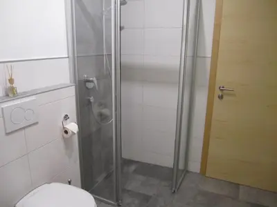 Ein Badezimmer in der Unterkunft Ferienwohnung Oberkreut