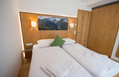 Ein Bett oder Betten in einem Zimmer der Unterkunft Apartment am Sonnenhang - Top 3