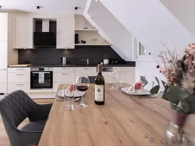 Küche/Küchenzeile in der Unterkunft Apartment Katharina by Interhome