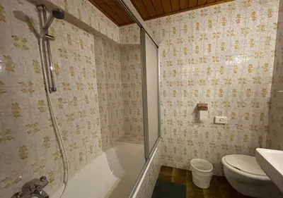 Ein Badezimmer in der Unterkunft Pension Berta