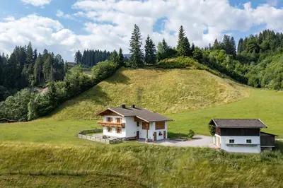 Naturlandschaft in der Nähe des Ferienhauses