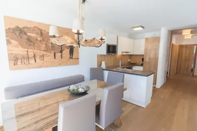 Ein Sitzbereich in der Unterkunft Apartment am Sonnenhang - Top 2