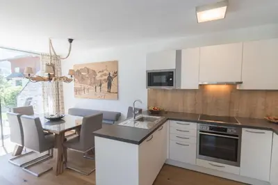 Küche/Küchenzeile in der Unterkunft Apartment am Sonnenhang - Top 2