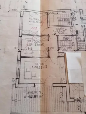 Grundriss der Unterkunft Appart Gruber